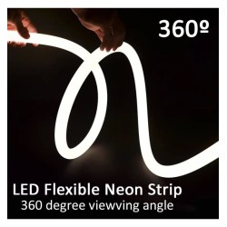 Neon 230V  8W/M 360° Joustava 20m