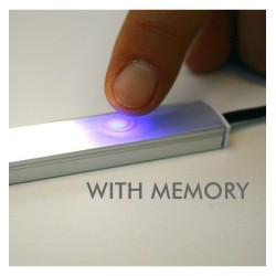 Minikytkin + Himmennin - Profiloiduille LED-Nauhoille - 12/24V.